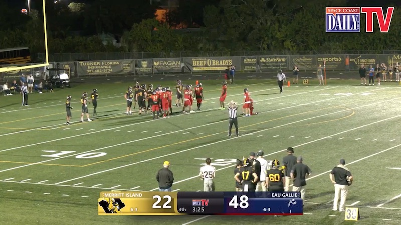 WATCH REPLAY: 99-Yard Pick-Six Lifts Eau Gallie Over Merritt Island 48-22 for District Title